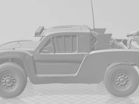 Bonecos 3d スタイル マンガ アニメ 車 トラック ボート バハ レーシング カリカート 3Dプリントモデル