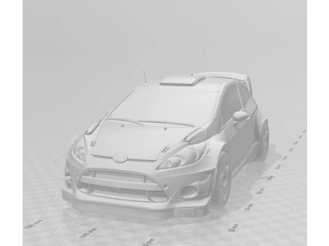 Bonecos 3d style manga anime cars truck boat style kenblock fiesta racing caricato 3D Print Model