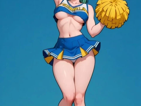 Bonecos 3d style manga anime cheeleaders style dragonball caricato Modello di stampa 3D