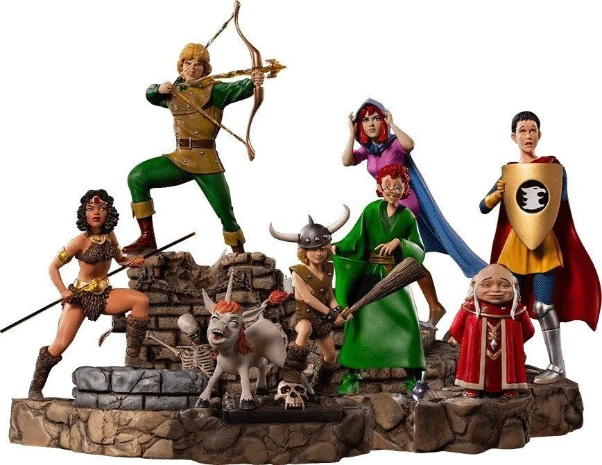 Bonecos 3d style manga anime dungeons e dragons caverna dragao caricato 3D Print Model .c4d .max .obj .3ds .fbx .stl .blend 