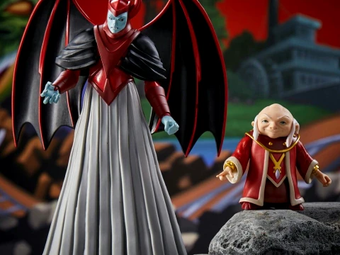 Bonecos 3d style manga anime dungeons e dragons caverna dragao caricato Modello di stampa 3D