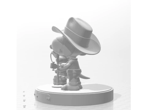 Bonecos 3d style manga anime snoopy dog caricato 3D Print Model