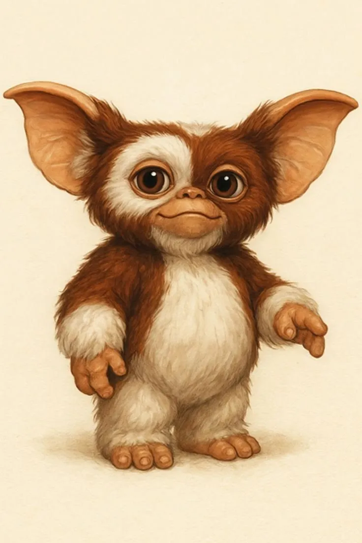 Bonecos 3d style manga anime gremlins caricato 3D Print Model .c4d .max .obj .3ds .fbx .stl .blend 