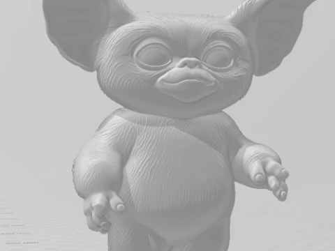 Bonecos 3d style manga anime gremlins caricato 3D Print Model