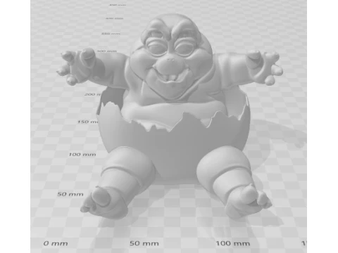 Bonecos 3d style manga anime babysauro baby caricato 3D Print Model