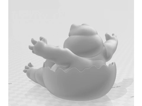 Bonecos 3d style manga anime babysauro baby caricato 3D Print Model