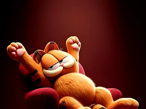Bonecos estilo 3d manga anime garfield caricato Modelo de impresión 3D