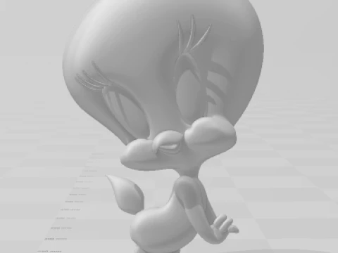 Bonecos 3d style manga anime piu piu caricato 3D Print Model