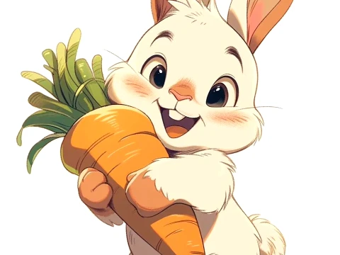 Bonecos estilo 3d manga anime felices pascuas pascoa coelho conejo caricato Modelo de impresión 3D