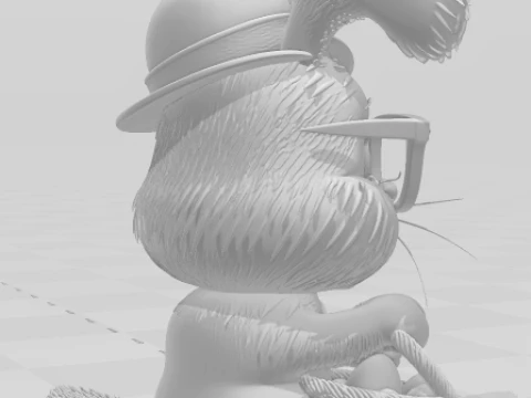 Bonecos 3d style manga anime happy easter pascoa coelho rabbit caricato 3D Print Model