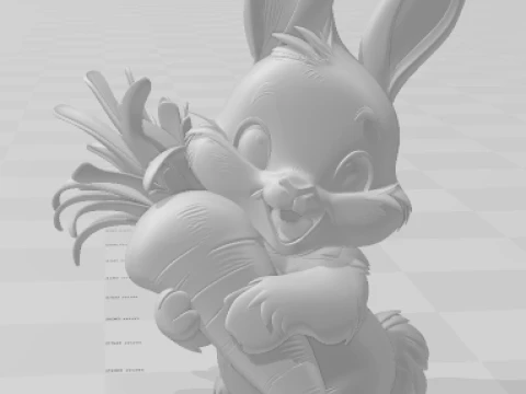 Bonecos 3d style manga anime happy easter pascoa coelho rabbit caricato 3D Print Model
