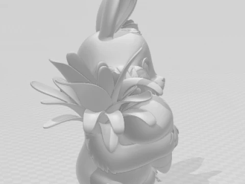 Bonecos 3d style manga anime happy easter pascoa coelho rabbit caricato 3D Print Model