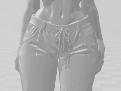 Bonecos 3d style manga anime women lolly girl caricato 3D Print Model