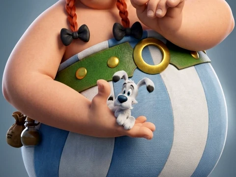 Bonecos estilo 3d manga anime asterix y obelix caricato Modelo de impresión 3D