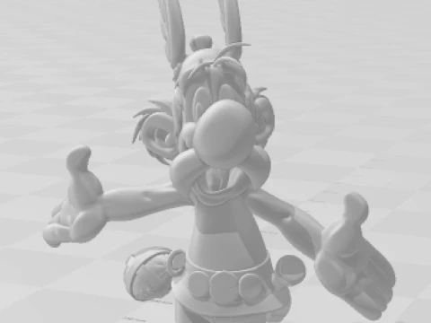 Bonecos 3d style manga anime axterix e obelix caricato 3D Print Model