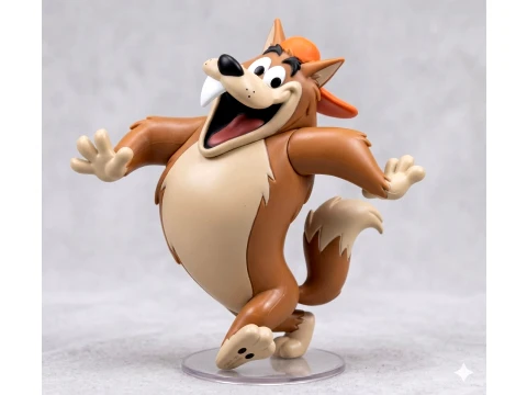 Bonecos estilo 3d manga anime bicudo lobisomen caricato Modelo de impresión 3D