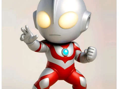 Bonecos estilo 3d manga anime ultramen belial caricato Modelo de impresión 3D
