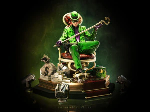 谜语人雕像 - 用于 3D 打印的 stl 文件 3D 打印模型