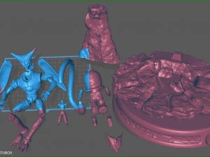 cell vs android 17 3D Model