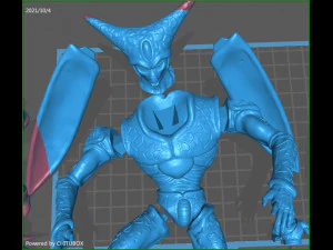 cell vs android 17 3D Model