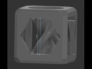 Helix Test Cube - Filament Sample - XYZ Calibration 3D Model