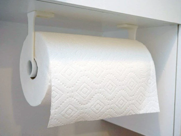 Holder for paper towels 3D Model .c4d .max .obj .3ds .fbx .stl .blend