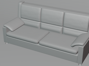 leather sofa 3D मॉडल