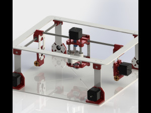 cnc for desktop-cnc de escritorio 3D 打印模型