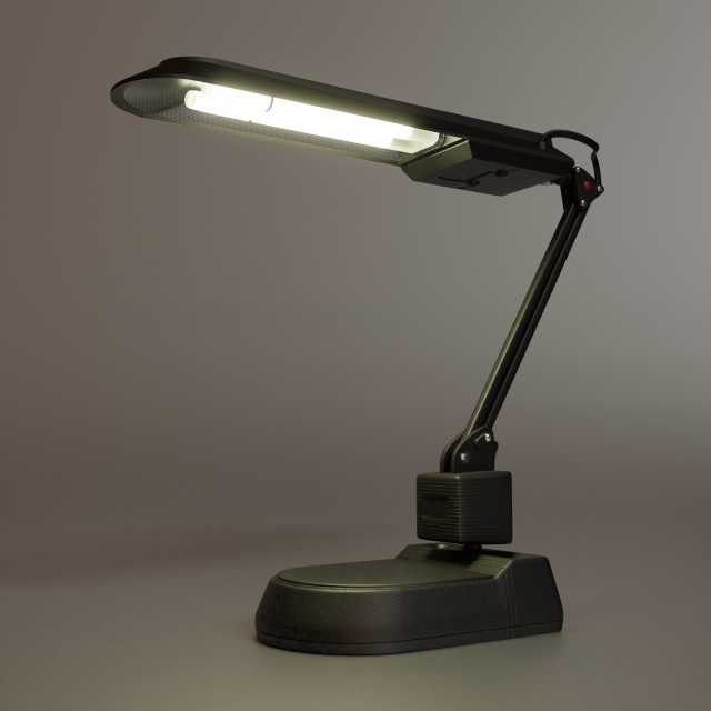Rigged table lamp Modelo 3D .c4d .max .obj .3ds .fbx .stl .blend 