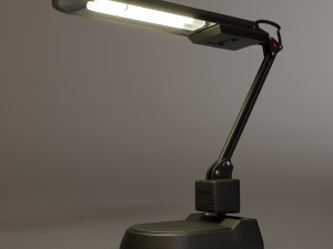 Rigged table lamp 3D 模型