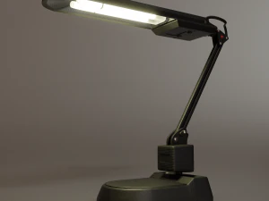 装備されたテーブルランプ 3Dモデル