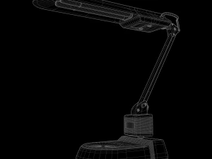 Rigged table lamp 3D Model
