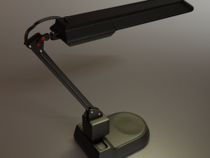 Rigged table lamp Modelo 3D