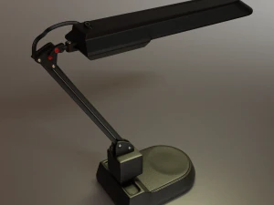 Rigged table lamp 3D Model