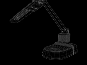 Rigged table lamp 3D Model