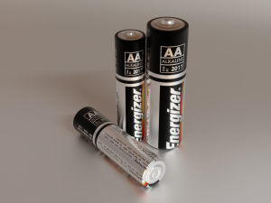 Batteries aa and aaa duracell energizer panasonic 3D Model