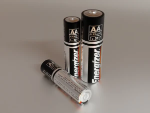 बैटरियाँ आ और आ ड्यूरासेल एनर्जाइज़र पैनासोनिक 3D मॉडल