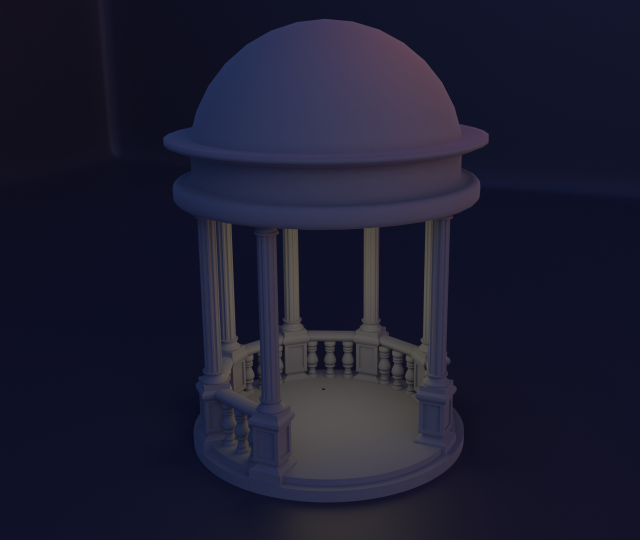 pavilion Modelo 3D .c4d .max .obj .3ds .fbx .stl .blend 