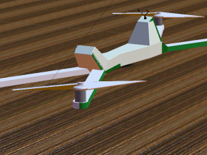 bike fly lowpoly 3D Model