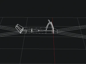 bike fly lowpoly 3D Model