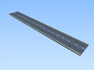 street simple lowpoly 3D Model