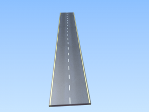 street simple lowpoly 3D Model