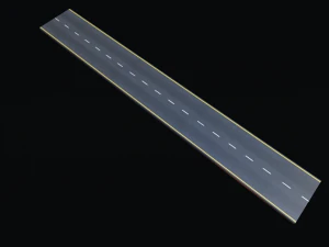 ストリートシンプルなローポリ 3Dモデル