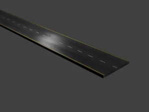 ストリートシンプルなローポリ 3Dモデル