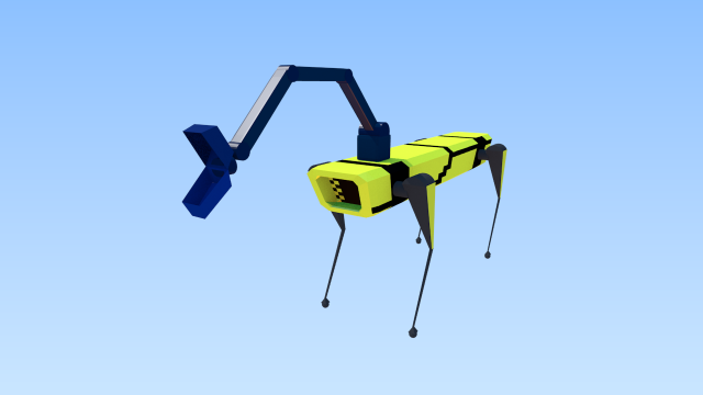 spot mini 3D Model .c4d .max .obj .3ds .fbx .stl .blend 