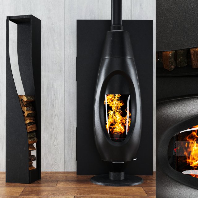 fire fireplaceinvicta-01 3Dモデル .c4d .max .obj .3ds .fbx .stl .blend 