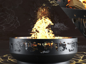 fire bowl-02-forest 3D Model
