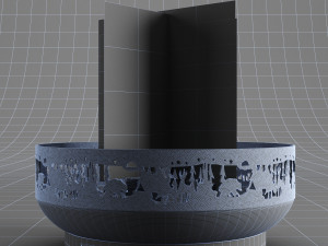 fire bowl-02-forest 3D Model