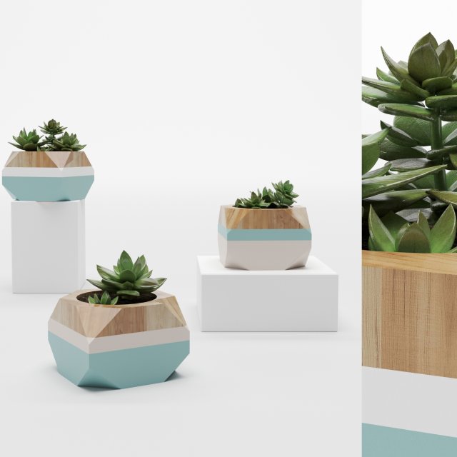 decorative vase 430001 3D Модель .c4d .max .obj .3ds .fbx .stl .blend 