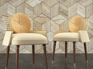 modern furniture set 446 3D Model